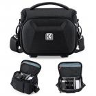 K&F Concept kameraveske, vanntett crossbody-veske med rask tilgang for DSLR/speilløs kamera, med hardt skall og stativholder, størrelse S
