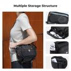 K&F Concept kameraveske, vanntett crossbody-veske med rask tilgang for DSLR/speilløs kamera, med hardt skall og stativholder, størrelse S