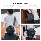 K&F Concept kameraveske, vanntett crossbody-veske med rask tilgang for DSLR/speilløs kamera, med hardt skall og stativholder, størrelse S