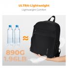 13L Zaino Fotografico con apertura frontale ad accesso rapido, tracolla per treppiede e design a doppio scopo per viaggi e uso quotidiano -Backpack Nature Wander 12 Nera