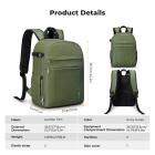 K&F Concept 13L kameraryggsekk Nature Wander 12 svart, lett fotoveske med rask tilgang til frontåpning, stativstropp og dobbeltfunksjonsdesign for reise og daglig bruk, grønn-PU