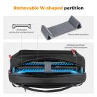 Custodia per il trasporto con 8 slot per schede di gioco, borsa da gioco portatile per console e accessori, borsa a tracolla leggera compatibile con Nintendo Switch 2/Steam Deck OLED/PlayStation