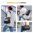 Custodia per il trasporto con 8 slot per schede di gioco, borsa da gioco portatile per console e accessori, borsa a tracolla leggera compatibile con Nintendo Switch 2/Steam Deck OLED/PlayStation