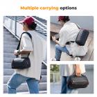 Custodia per il trasporto con 8 slot per schede di gioco, borsa da gioco portatile per console e accessori, borsa a tracolla leggera compatibile con Nintendo Switch 2/Steam Deck OLED/PlayStation