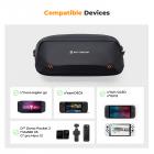 Borsa a tracolla portaoggetti, borsa per fotocamera per fotografia Vlog, custodia portatile per Switch 2/Steam Deck/DJI Osmo Pocket 3/Mobile 7P/GoPro/Insta360 Action Camera e accessori digitali