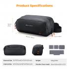 Borsa a tracolla portaoggetti, borsa per fotocamera per fotografia Vlog, custodia portatile per Switch 2/Steam Deck/DJI Osmo Pocket 3/Mobile 7P/GoPro/Insta360 Action Camera e accessori digitali