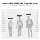 K&F Concept 5L kamerataske, let skuldertaske til fotografer, passer til 9,7"