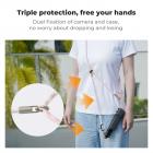 K&F Concept - Tracolla con cordino da collo e vite da 1/4" per Pocket 3, tracolla per accessori DJI OSMO Pocket 3, Rosa