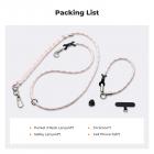 K&F Concept - Tracolla con cordino da collo e vite da 1/4" per Pocket 3, tracolla per accessori DJI OSMO Pocket 3, Rosa