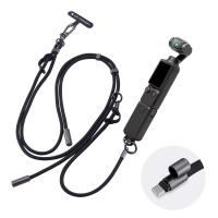 Cinturino per collana per Osmo Pocket 3, corda multifunzionale per smartphone, tripla protezione, lunghezza regolabile, installazione senza attrezzi, compatibile con smartphone e action camera, libera le mani e inizia a scattare rapidamente, Nero Cinturino per collana per Osmo Pocket 3, corda multifunzionale per smartphone, tripla protezione, lunghezza regolabile, installazione senza attrezzi, compatibile con smartphone e action camera, libera le mani e inizia a scattare rapidamente, Nero