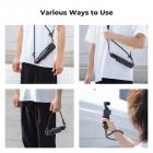 Cinturino per collana per Osmo Pocket 3, corda multifunzionale per smartphone, tripla protezione, lunghezza regolabile, installazione senza attrezzi, compatibile con smartphone e action camera, libera le mani e inizia a scattare rapidamente, Nero