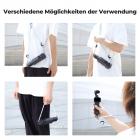 Halskettenband für Osmo Pocket 3 mit integriertem Ladekabel, multifunktionales Aufhängeseil für Smartphones, dreifacher Schutz, verstellbare Länge, werkzeuglose Installation. (Blau)