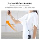 Halskettenband für Osmo Pocket 3 mit integriertem Ladekabel, multifunktionales Aufhängeseil für Smartphones, dreifacher Schutz, verstellbare Länge, werkzeuglose Installation. (Blau)