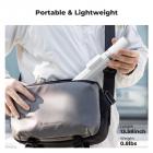 K&F Concept Selfie-stativ med öppning, selfie-stativ med laddningsbar Bluetooth-fjärrkontroll, telefonhållare för vlogg, hopfällbar och lätt design, kompatibel med iPhone/Android, vit