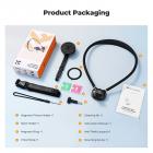 K&F CONCEPT Halstelefonholder, 2-i-1 Magnetisk & Clip-on Telefonhalsholder, POV Telefonholder, Håndfri Bryststativ Kompatibel med iPhone 17-12 Seires Android-telefoner