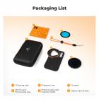 K&F CONCEPT Dobbeltsidet magnetisk objektivfilteradapter med 58 mm variabelt ND2-32 filter, kompatibel med iPhone 17 Pro og 58 mm gevindfiltre, VND-filter kompatibelt med iPhone-kameraobjektiv