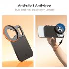 K&F CONCEPT Dobbeltsidet Magnetisk Linsefilter Adapter, Kompatibel med iPhone 17 Pro Max og 58 mm Gevindfiltre, iPhone Filtermontering (Filter Medfølger Ikke)