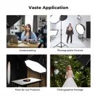 22"/55 cm Softbox Octogonale à Dégagement Rapide avec Grille en nid d'abeille+Diffuseur Souple+Sac de Transport, Boîte à lumière Bowens Mount pour COB Light