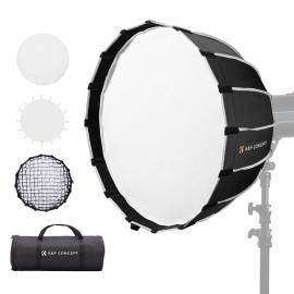 47" / 120 cm Softbox Parabolic Hexadecagon Kompatibel med Bowens Mount med Honeycomb Grid Light Diffusers Bæretaske til fotografistudie Speedlite Flash og Monolight