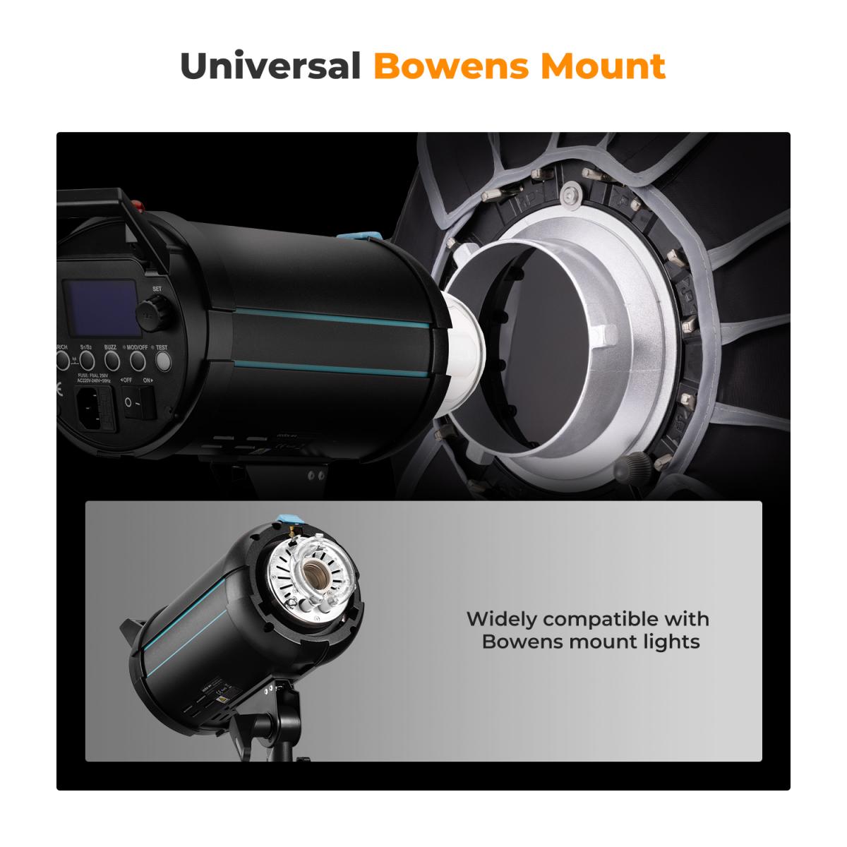 Hexadecágono parabólico Softbox de 47 "/ 120 cm compatível com montagem Bowens com difusores de luz de grade de favo de mel Bolsa de transporte para estúdio fotográfico Speedlite Flash e Monolight