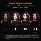 Mini softbox ottagonale con attacco Bowens K&F CONCEPT da 15,75" / 40 cm per luce COB PL-60B, include griglia a nido d'ape, diffusore e borsa portaoggetti con coulisse.