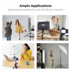 Supporto per riflettore fotografico K&F CONCEPT, supporto con clip in metallo resistente con attacco per supporto luce da 5/8" per riflettori, pannelli per fondali