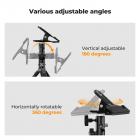 K&F CONCEPT Fotoğrafçılık Reflektör Braketi Ağır Hizmet Tipi Metal Klips Braketi Reflektörler, Arka Plan Panoları için 5/8" Işık Standı Bağlantı Parçası
