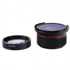 58mm Fisheye Lens 0.35X HD Wide Angle with Macro Close Up