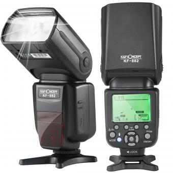 KF882 E-TTL HSS Flash para Canon EOS GN58 1/8000s