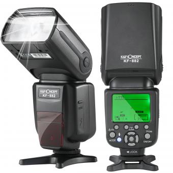 K&F Concept 882 I-TTL Blitz HSS Flash für Nikon GN58 1/8000s