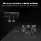 K&F CONCEPT Mini Flash sur appareil photo GN12, 5600K, batterie intégrée 2000mAh, compatible avec Canon, Fuji, Sony, Nikon, Panasonic, Olympus, Pentax et autres appareils photo reflex numériques/sans miroir avec griffe porte-accessoire standard.