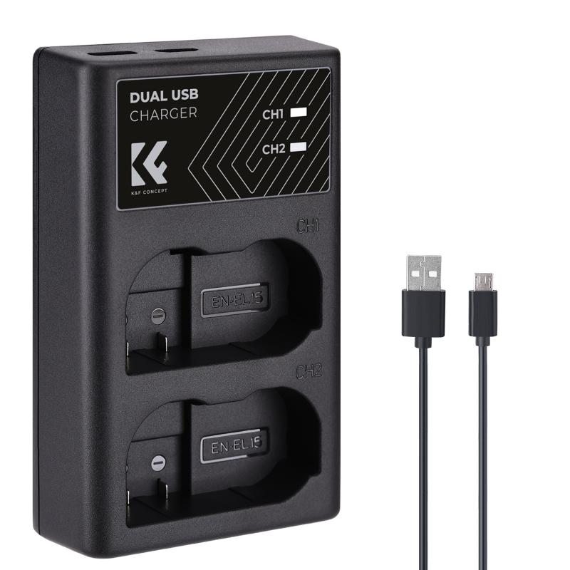Universal charger: Certain universal chargers can charge camera batteries.