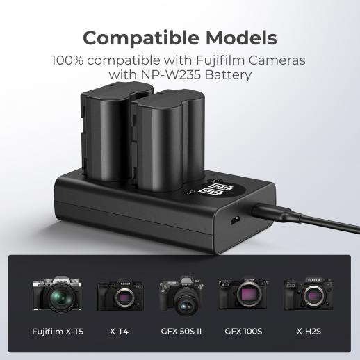 NP-W235 Battery Charger - K&F Concept