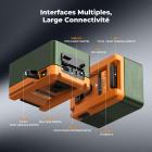 K&F Concept Mini Batterie V-Mount 6700mAh 99Wh 14,8V, Batterie V-Lock Prise en Charge de La Charge Rapide Bidirectionnelle USB-C PD 100W, avec Ports USB-C1, USB-C2, USB-A, DC-12V, BP/D-Tap