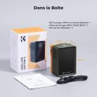 K&F Concept Mini Batterie V-Mount 6700mAh 99Wh 14,8V, Batterie V-Lock Prise en Charge de La Charge Rapide Bidirectionnelle USB-C PD 100W, avec Ports USB-C1, USB-C2, USB-A, DC-12V, BP/D-Tap