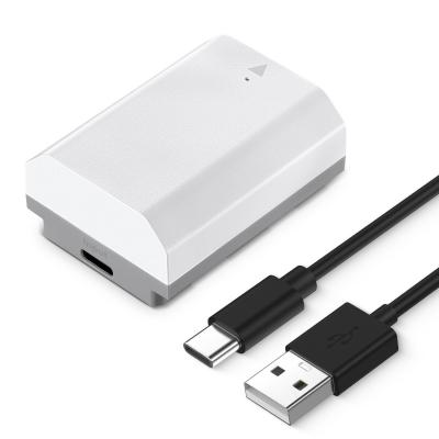 Bateria K&F Concept NP-FZ100 o pojemności 2600 mAh i szybkim ładowaniu typu C do Sony A7iii, A7iv, A7C, ZV-E1, FX3, FX30, A9, A6600, A6700, Alpha 9, Alpha 9S, A9S, A7R III, A7R IV , A7R V