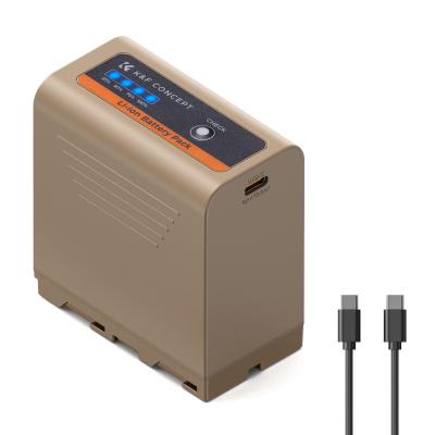 NP-F970 Batteri 10500mAh Batteri Med 20W PD Tvåvägssnabbladdning för Sony NP-F970/960/950/930 NP-F570 NP-F550 NP-F530 NP-F530 NP-F330, TR16-SC,TR130,860,860,7 ,TR910,TR917