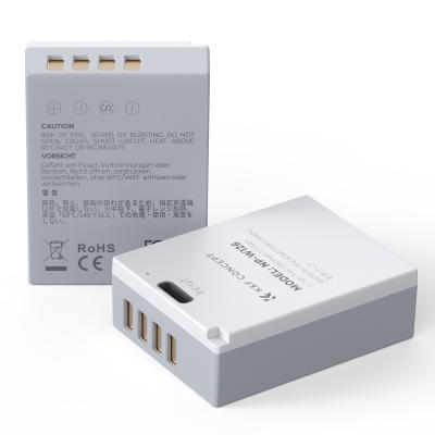 K&F Concept 2-Pack NP-W126 Bateria NP-W126S z szybkim ładowaniem USB C do aparatów Fujifilm X100VI, X100V, XS10, XT30, XT30 II, XT20, XE4, A5