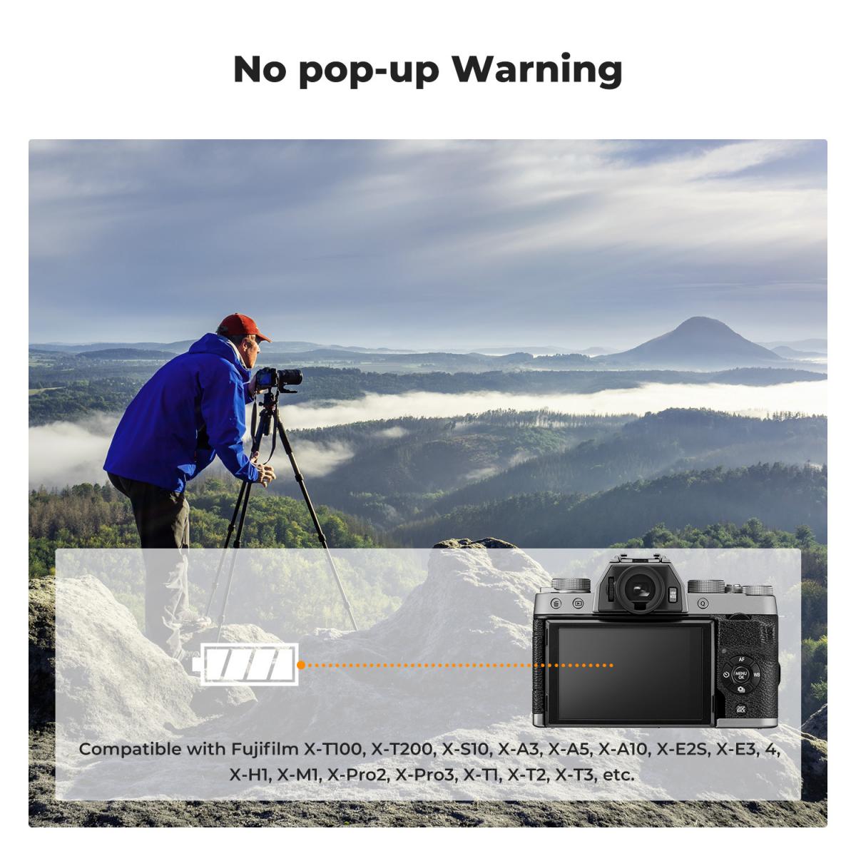 K&F Concept 2-Pack NP-W126 NP-W126S Battery with USB C Fast Charging for Fujifilm X100VI, X100V, XS10, XT30, XT30 II, XT20, XE4, A5 Cameras