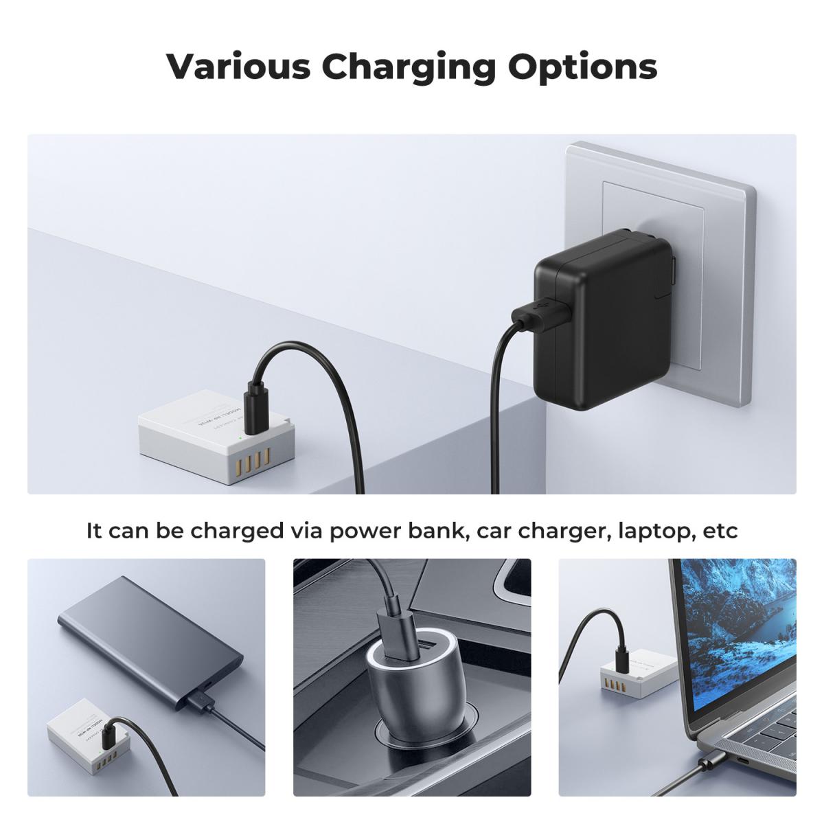 K&F Concept 2-Pack NP-W126 NP-W126S Battery with USB C Fast Charging for Fujifilm X100VI, X100V, XS10, XT30, XT30 II, XT20, XE4, A5 Cameras