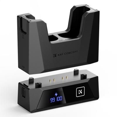Chargeur K&F Concept LP-E6NH 18 W, double chargeur de batterie portable rapide pour Canon R7, R6, R5, R, 6D Mark II, 5D Mark IV, 5D Mark III, 5DS, 5DS R, 5D Mark II, 80D, 90D, 6D, 7D, 7D Mark II