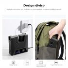 K&F Concept LP-E6NH Caricabatterie portatile doppio rapido da 18 W per Canon R7, R6, R5, R, 6D Mark II, 5D Mark IV, 5D Mark III, 5DS, 5DS R, 5D Mark II, 80D, 90D, 6D, 7D, 7D Mark II