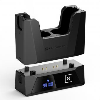 K&F Concept NP-FZ100 Lader 18W dobbel bærbar batterilader for Sony A7iii, A7iv, A7C, FX3, FX30, A9, A6600, A6700, ZV-E1, ZV-E10ii, Alpha 9, A9S, A7R III, A7 A7R