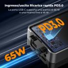 50Wh Mini batteria V-Port 3400mAh, 65W PD Type-C a ricarica rapida con schermo TFT, D-TAP, BP, Type-A, interfaccia DC, per monitor, fotocamera, luce fotografica, KF-V50