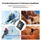 K&F Concept Osmo Action 5 Pro/4/3 batterilader, 3-pakning 2100mAh Action 5 Pro-batterier og 3-spors hurtiglader kompatibel med DJI OSMO Action 5 Pro, Osmo Action 4, Osmo Action 3