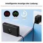 K&F Concept Hero 13 Kamera Akku 1250mAh, Dreifach-Power, Dreifach-Slot mit Organizer Typ LED-Ladegerät-Kit kompatibel GoPro Hero 13 Black