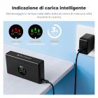 Batteria K&F Concept Hero 13, confezione da 3 batterie Enduro Hero 13 e caricabatterie rapido aggiornato compatibile con la videocamera GoPro Hero 13 nera
