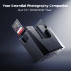 K&F Concept 2-pakning 2600mAh LP-E6NH batteri og 18W lader kompatibel med Canon EOS R7, R5, R6, R, 5D Mark II/III/IV, 6D, 6D Mark II, 7D, 7D Mark II, 90D, 60D, 70D, 80D kameraer