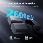 K&F CONCEPT NP-FZ100 2600mAh Doppia batteria con caricabatterie rapido modulare Compatibilità per Sony A7 IV A7R III A7R IV A9 A6600 A7R3 A7S III/A7S3 A7C Alpha 9 Alpha 9R A9R