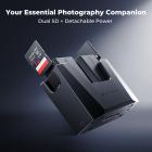 Sony NP-FZ100 18W modulær hurtiglader og batterisett, 2600mAh batteri med stor kapasitet for Sony A7iii, A7R V, IV, Alpha A7C, A6700, ILCE-1M2, A7R3, ZV-E1, FX3, FX30